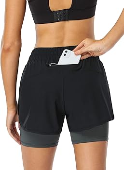 Short de Training avec Poche Zippée